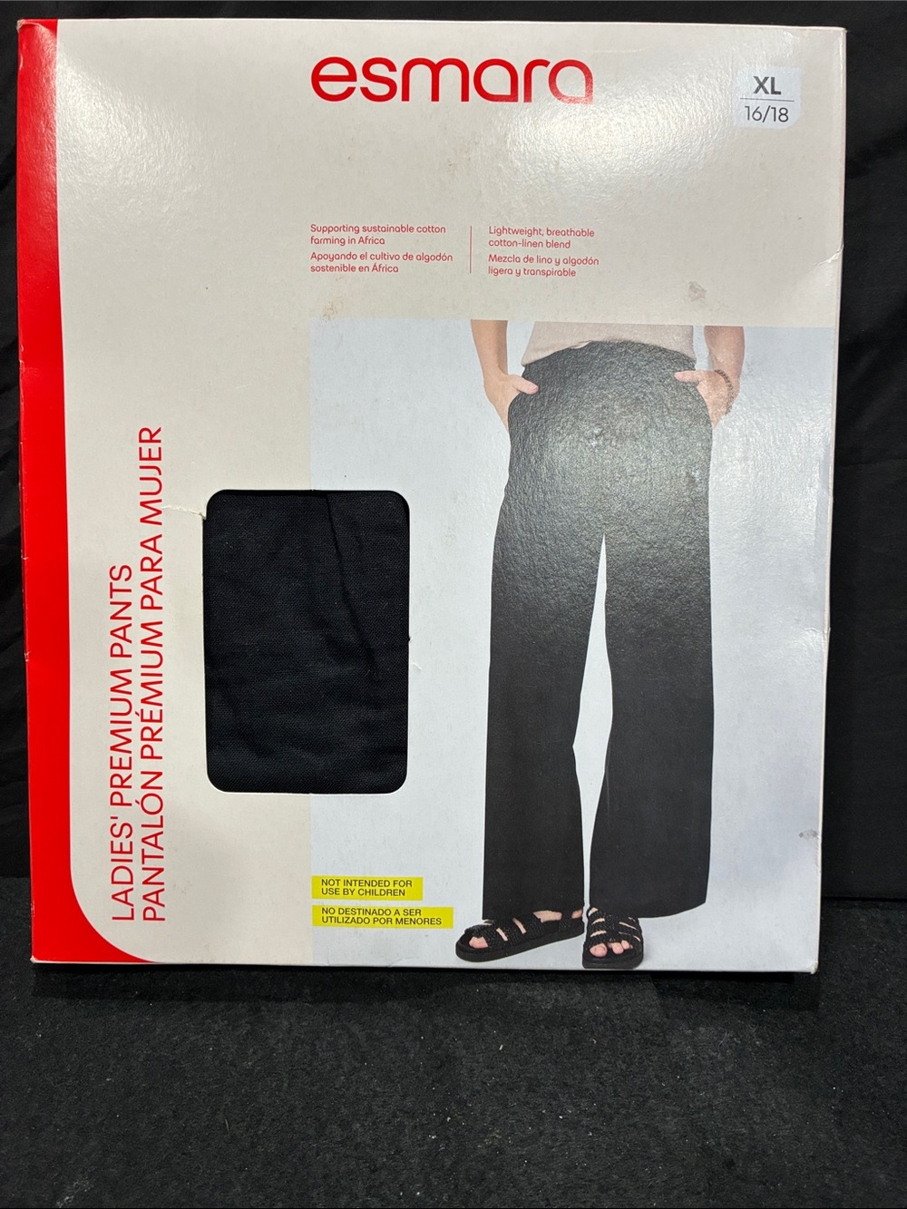 Esmara Black Wide-Leg Women's Pants — Easy Pull-On Style